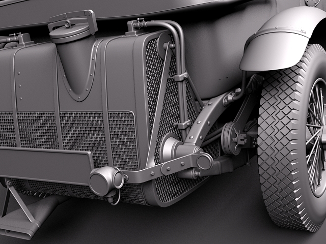 Bentley 4 5 Litre Blower 1929 3d Model Max Obj 3ds Fbx