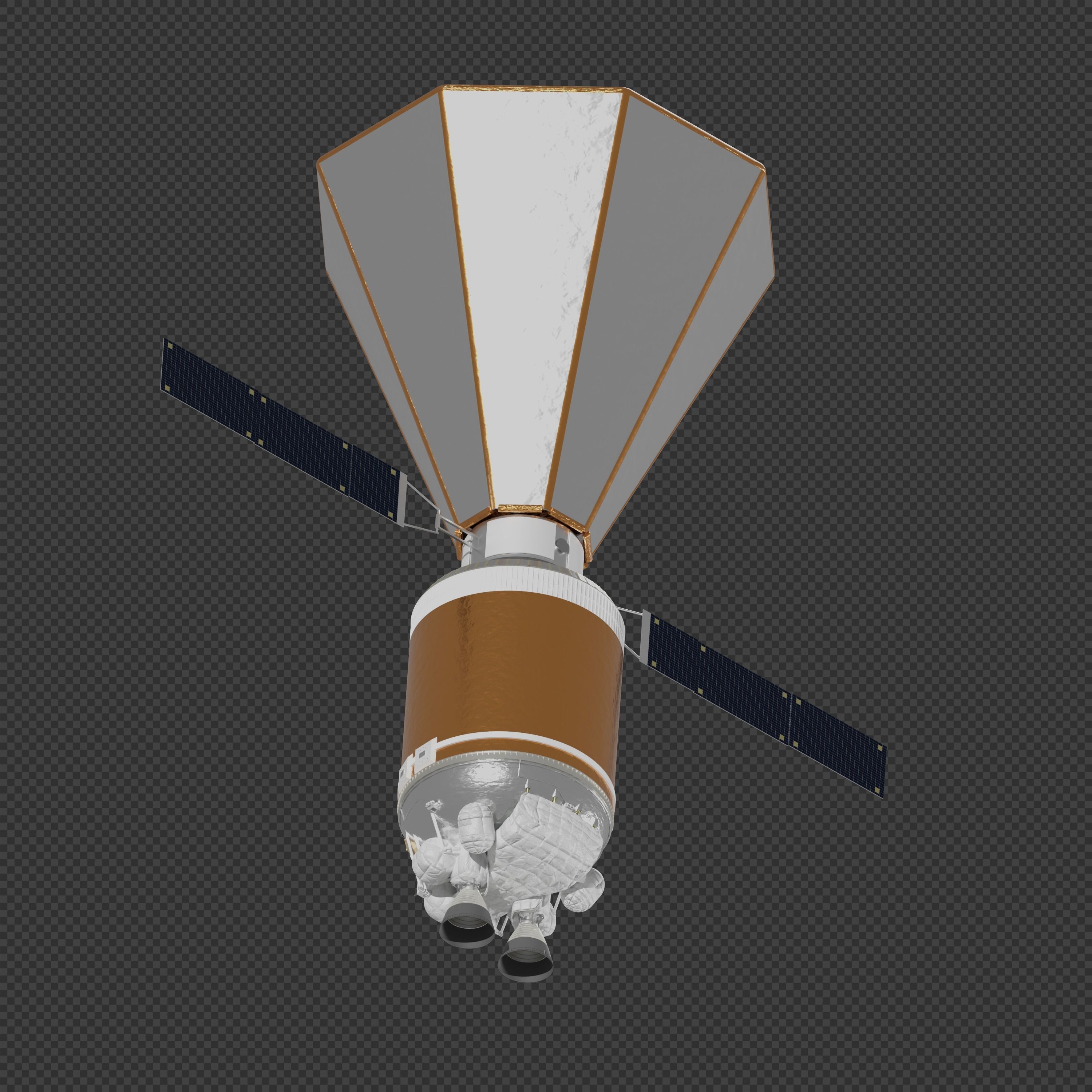 Centaur V Propellant Depot 3D model_1