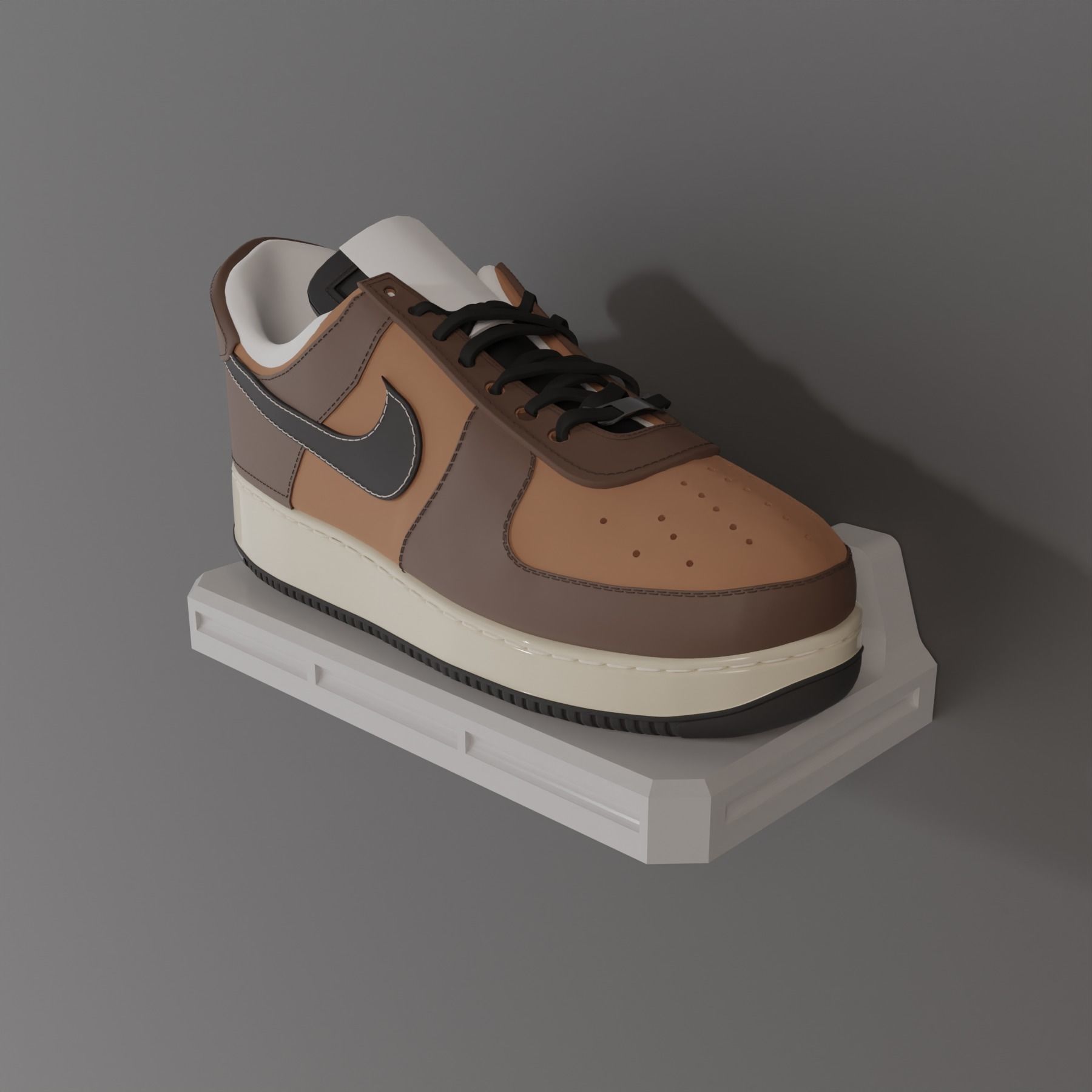 ShoesUP One shoe wall shelf Free 3D print model_1