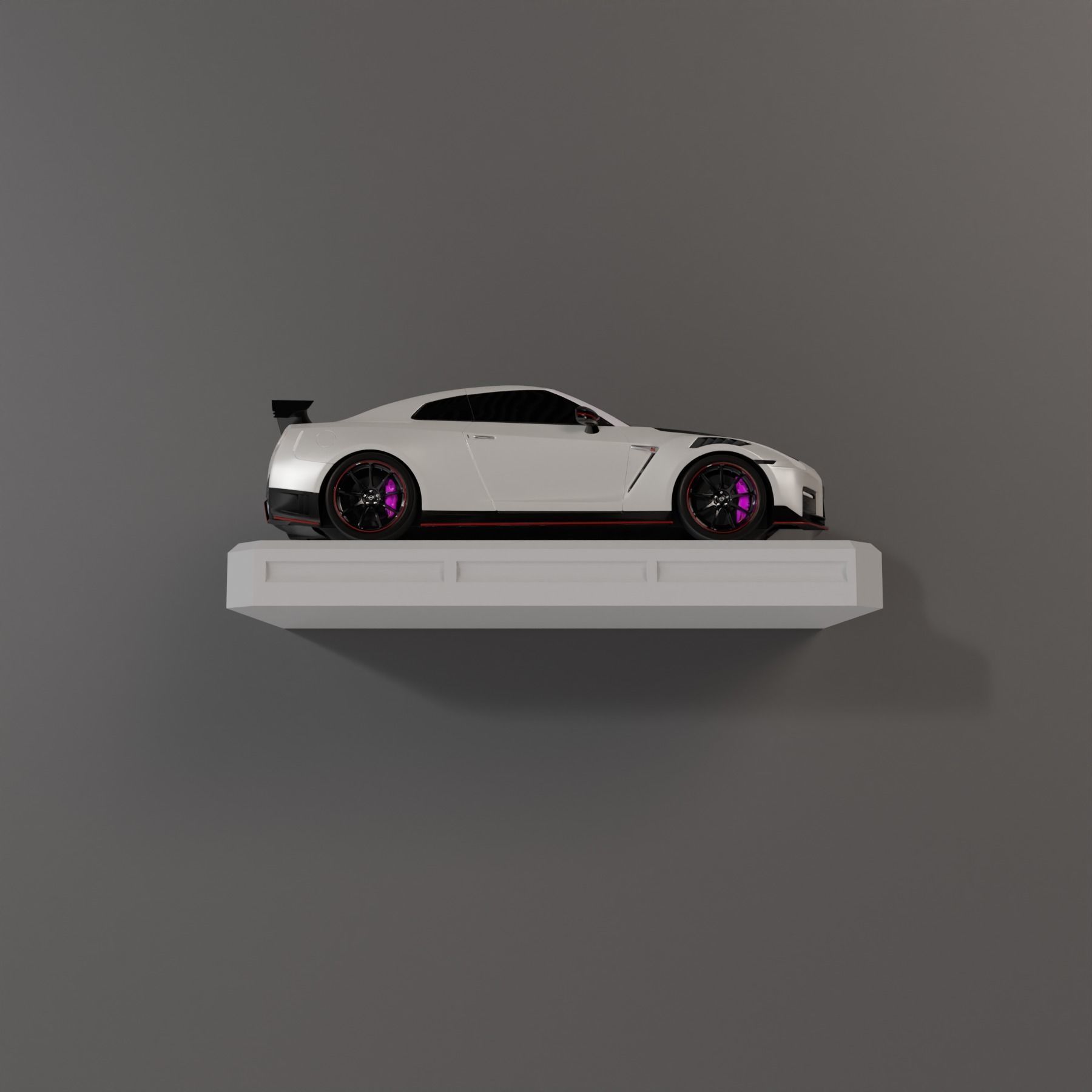 ShoesUP One shoe wall shelf Free 3D print model_3