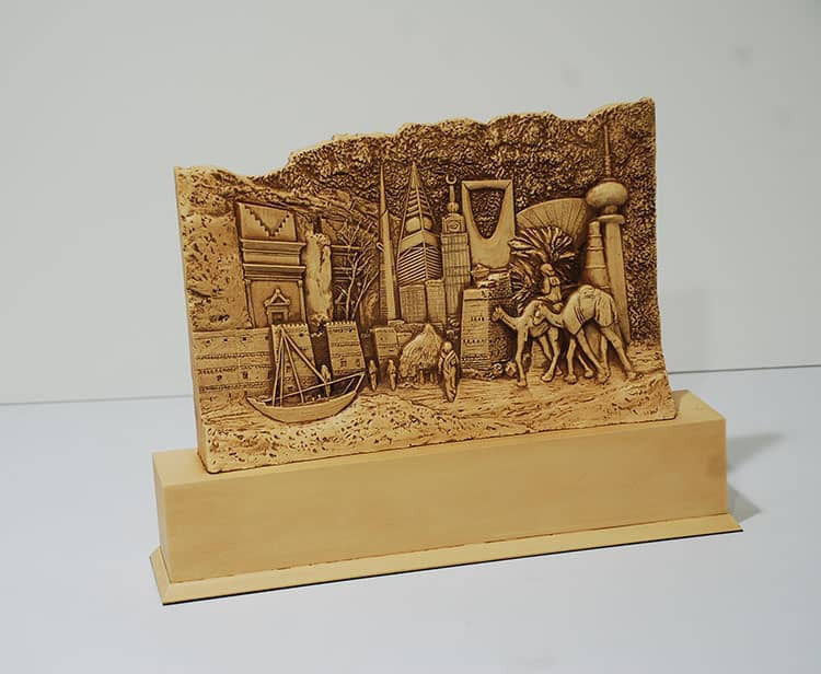 3D Saudi Arabia skyline souvenir 3D print model_5