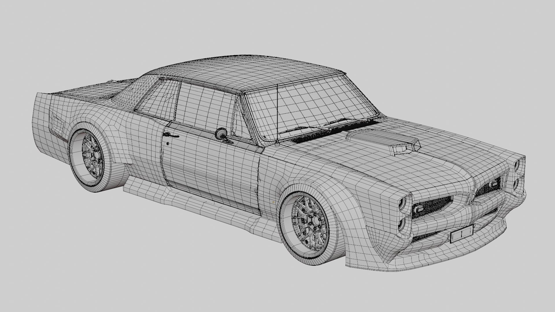 Pontiac GTO Custom Kit 3D model_9