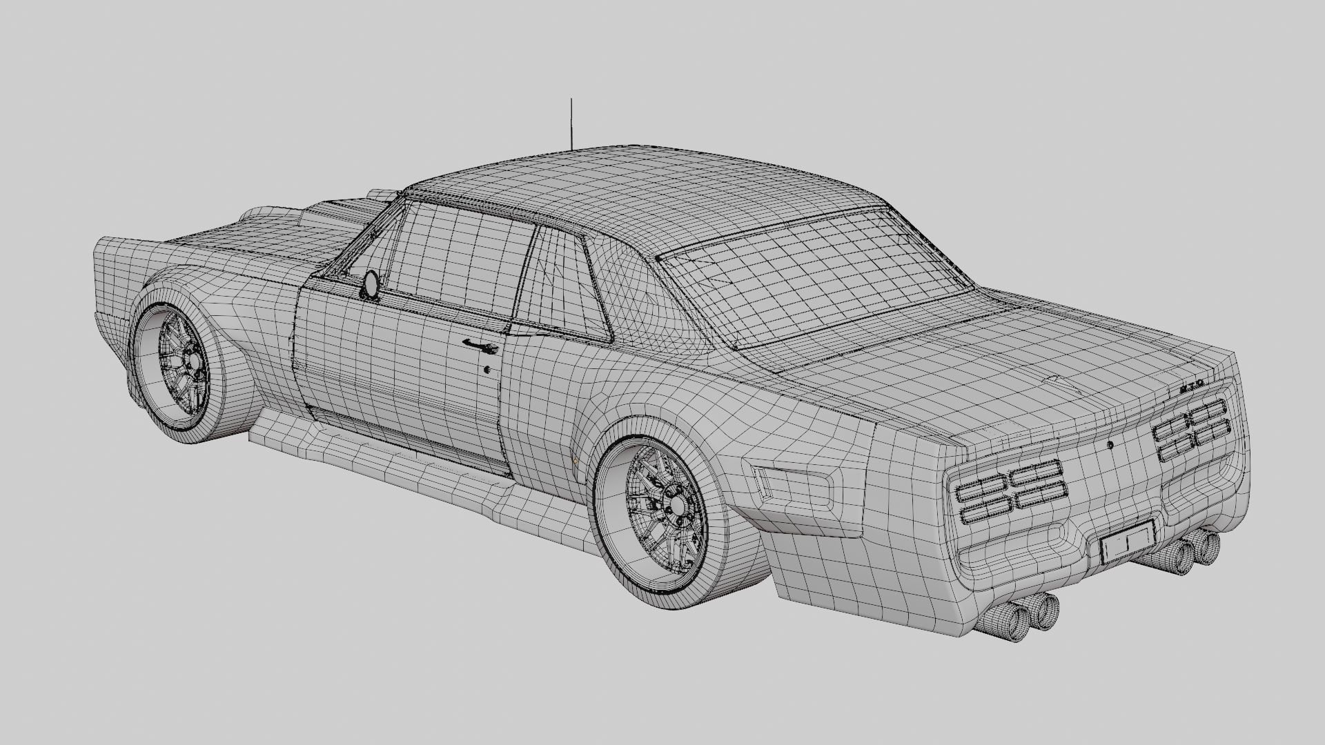 Pontiac GTO Custom Kit 3D model_8