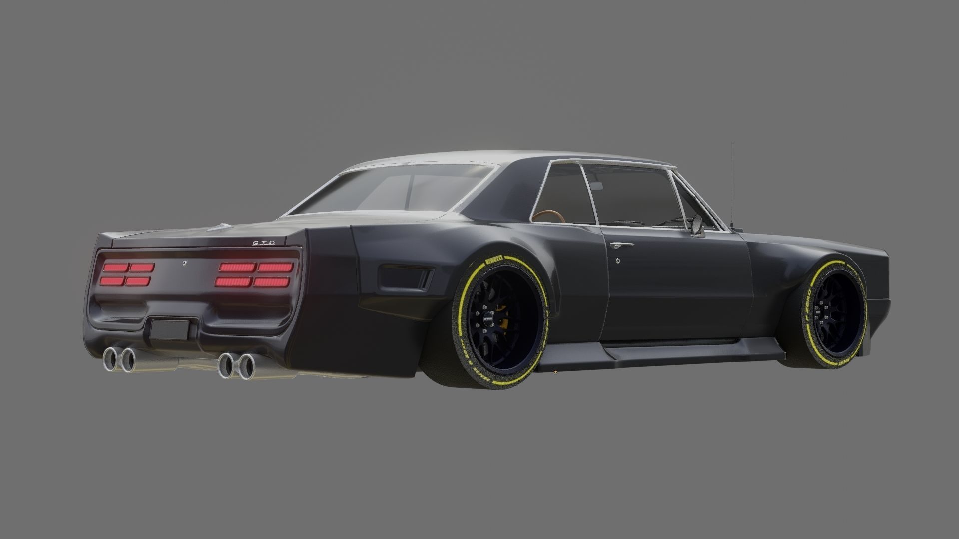 Pontiac GTO Custom Kit 3D model_7