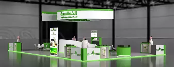 booth 3D model