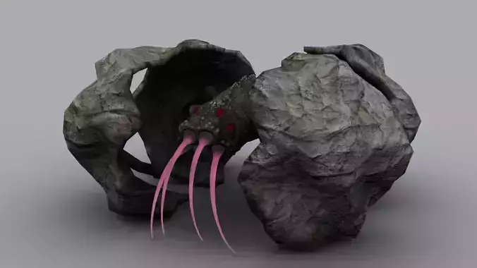 DEINOLITHE GAME READY ANIMATED MODEL