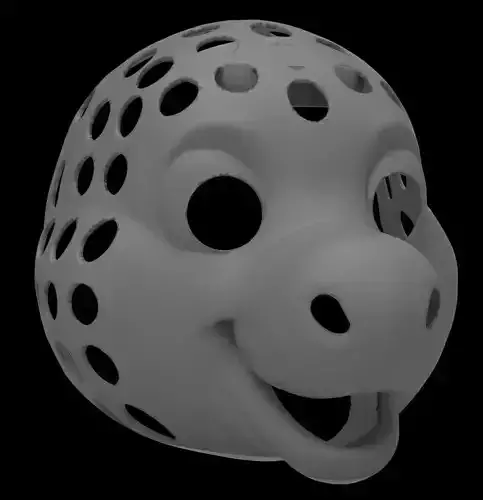 Pony Donkey Fursuit Head Base