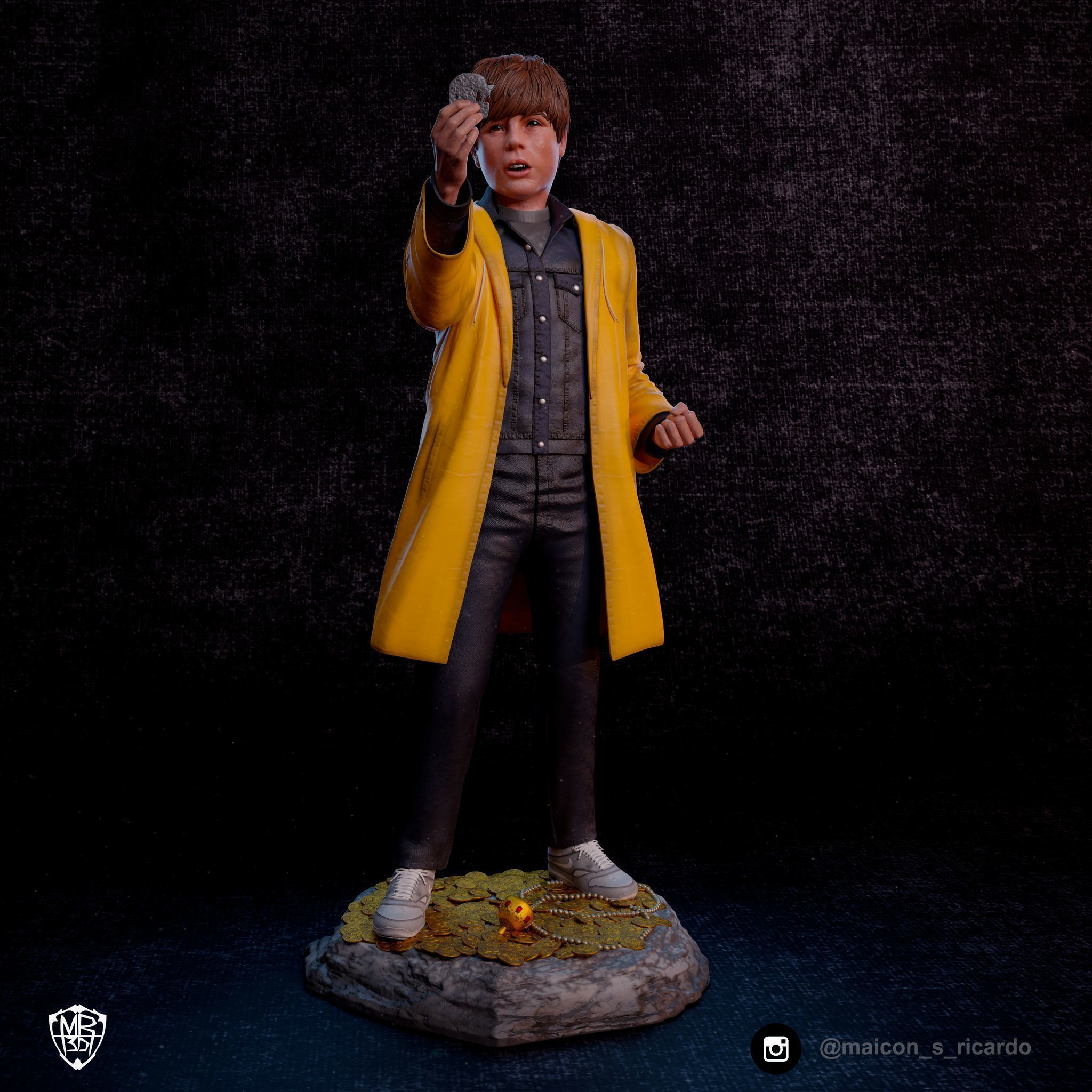 Mikey from The Goonies 3D print model_1
