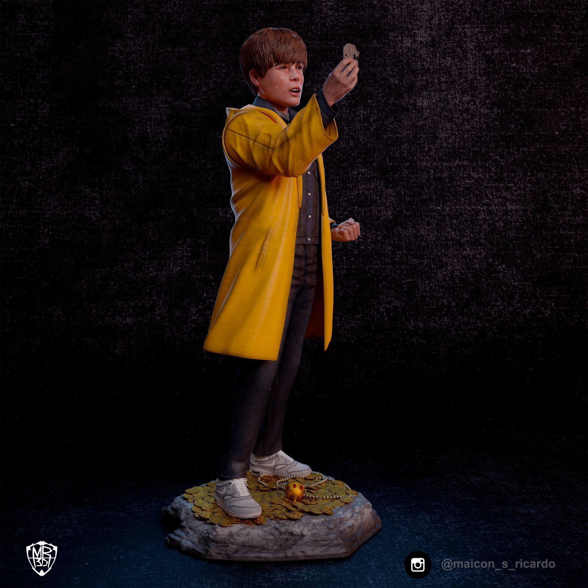 Mikey from The Goonies 3D print model_2