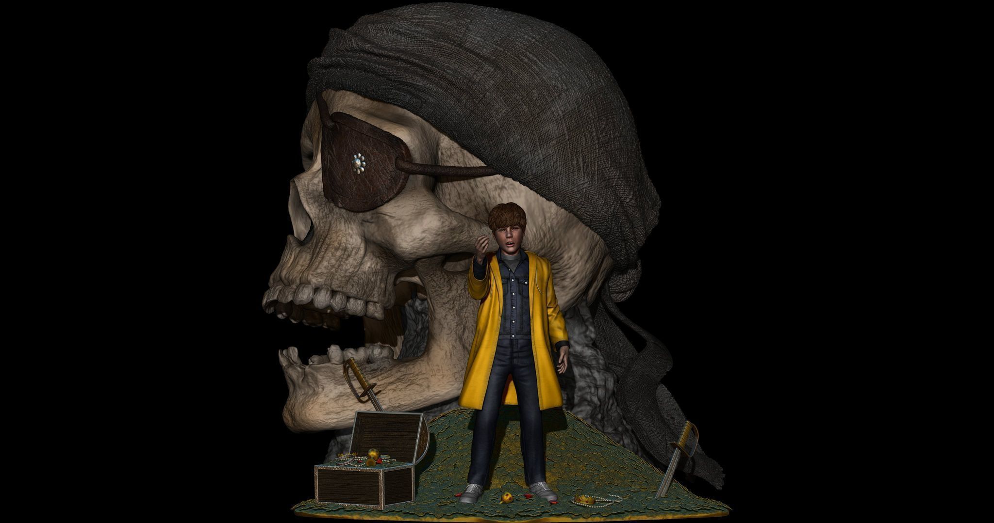 Mikey from The Goonies 3D print model_7