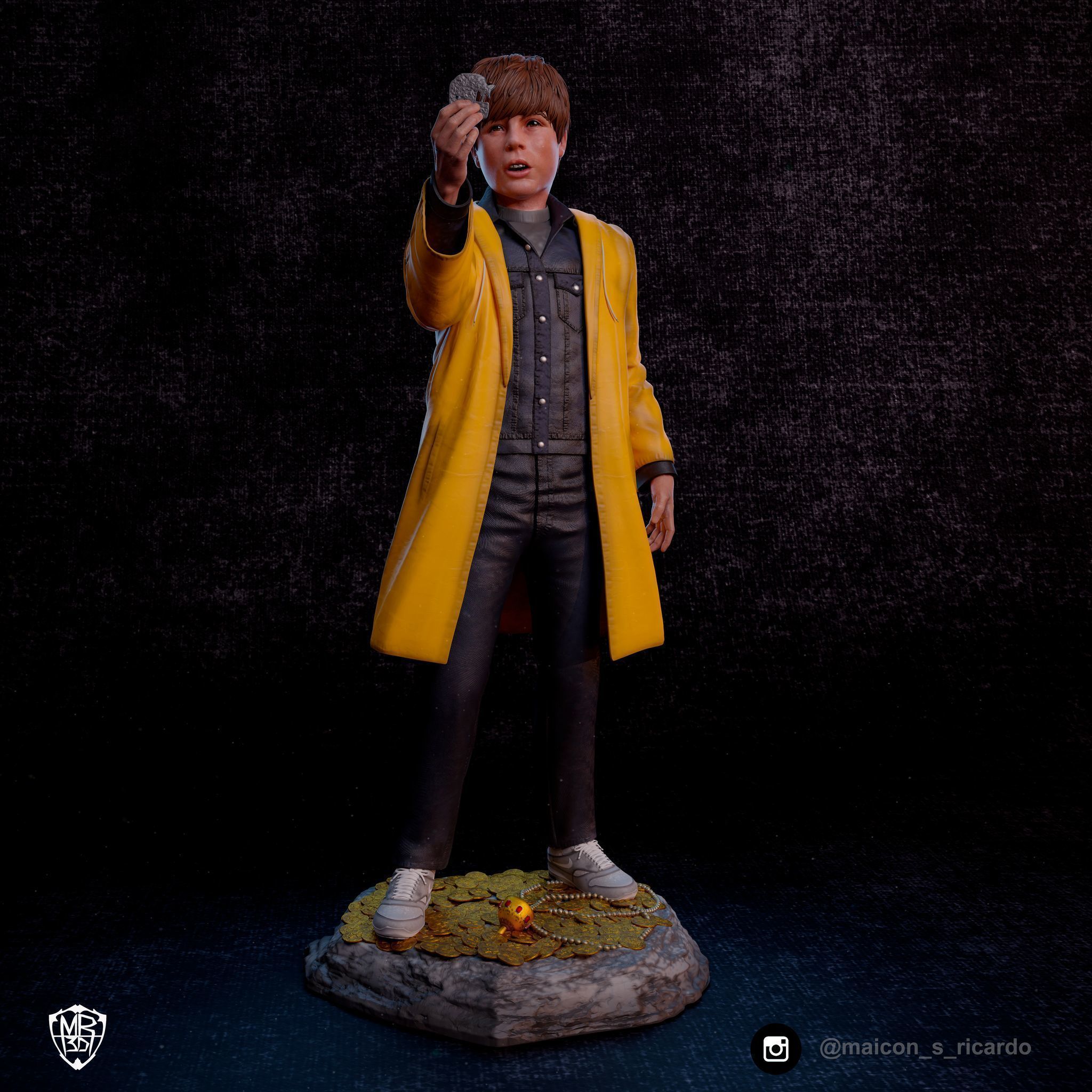 Mikey from The Goonies 3D print model_5