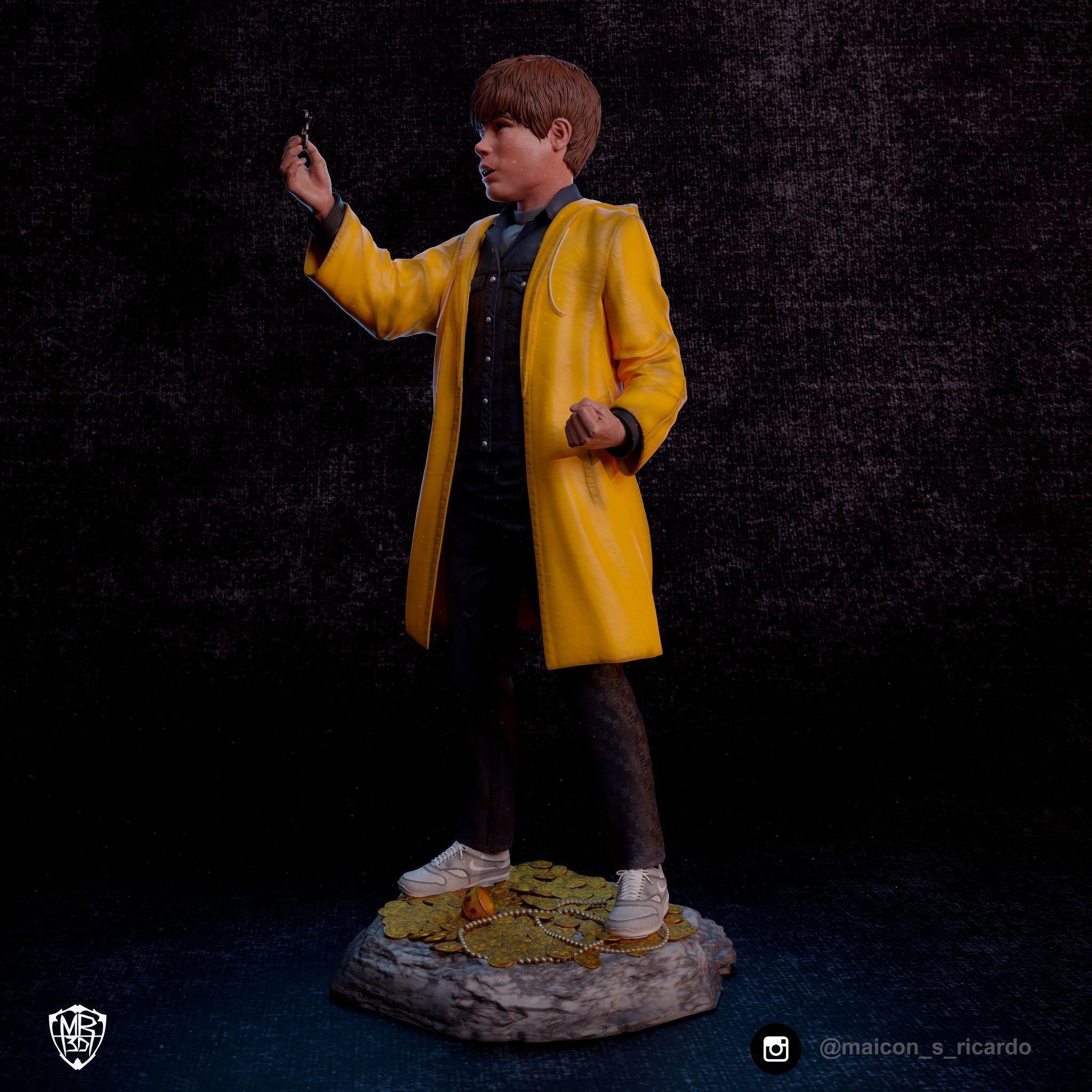 Mikey from The Goonies 3D print model_3