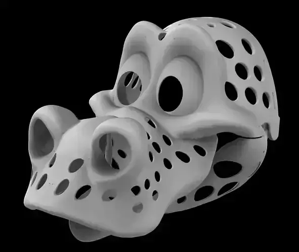 Articulated Toon Dragon Fursuit Head Base