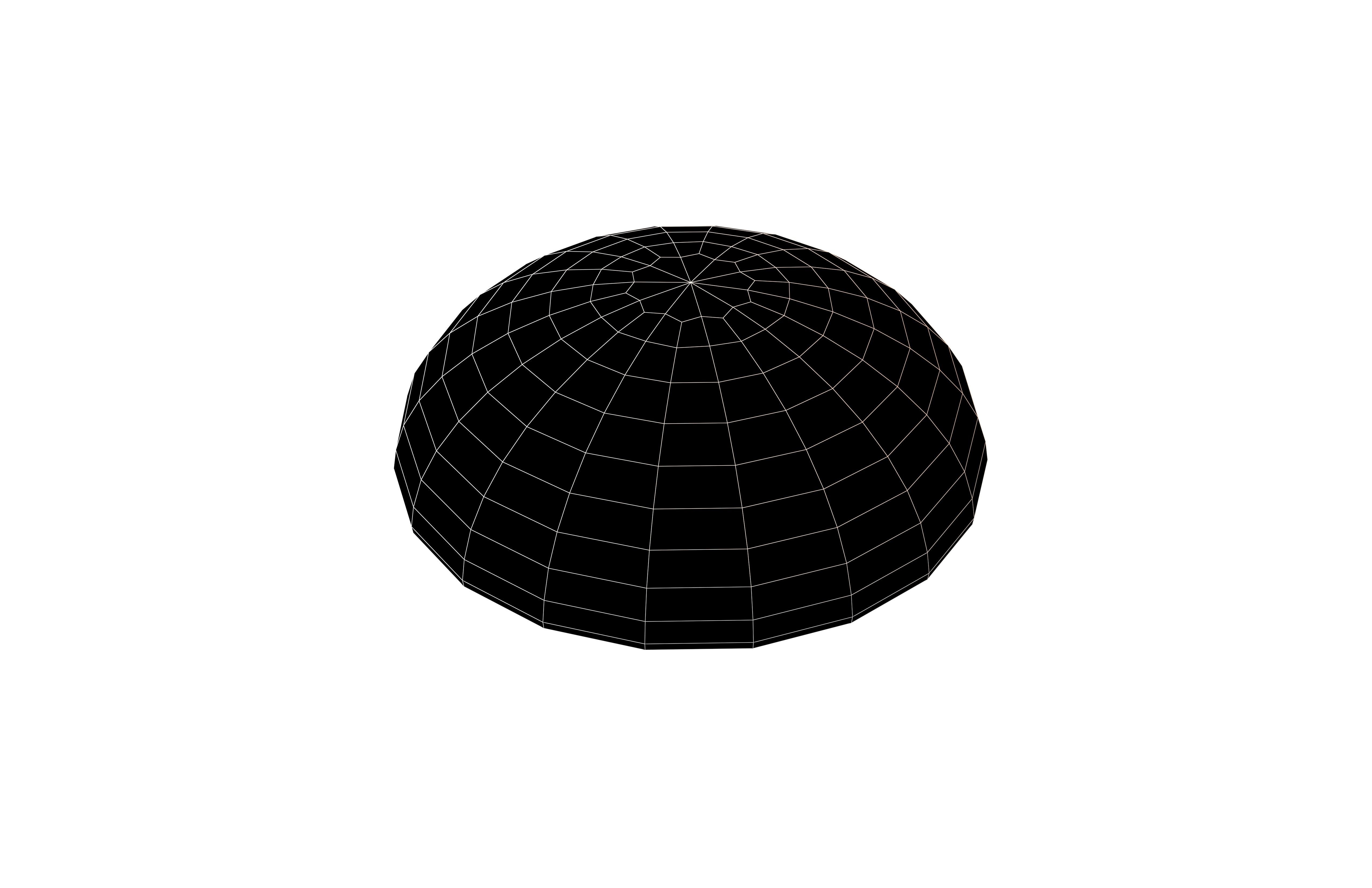 Kippah V1 001 Low-poly 3D model_4