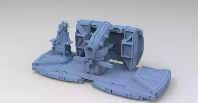 Dark Nordor platform with telescope 