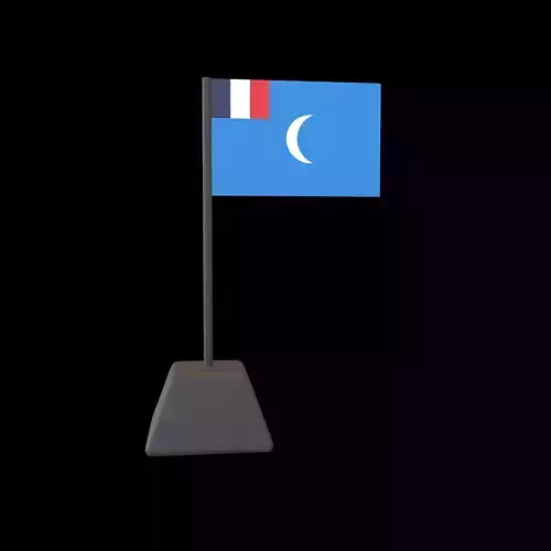 Flag of the French Mandate of Syria 1920 v1 001