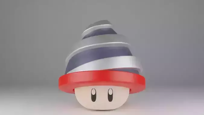 Drill Mushroom 3D model