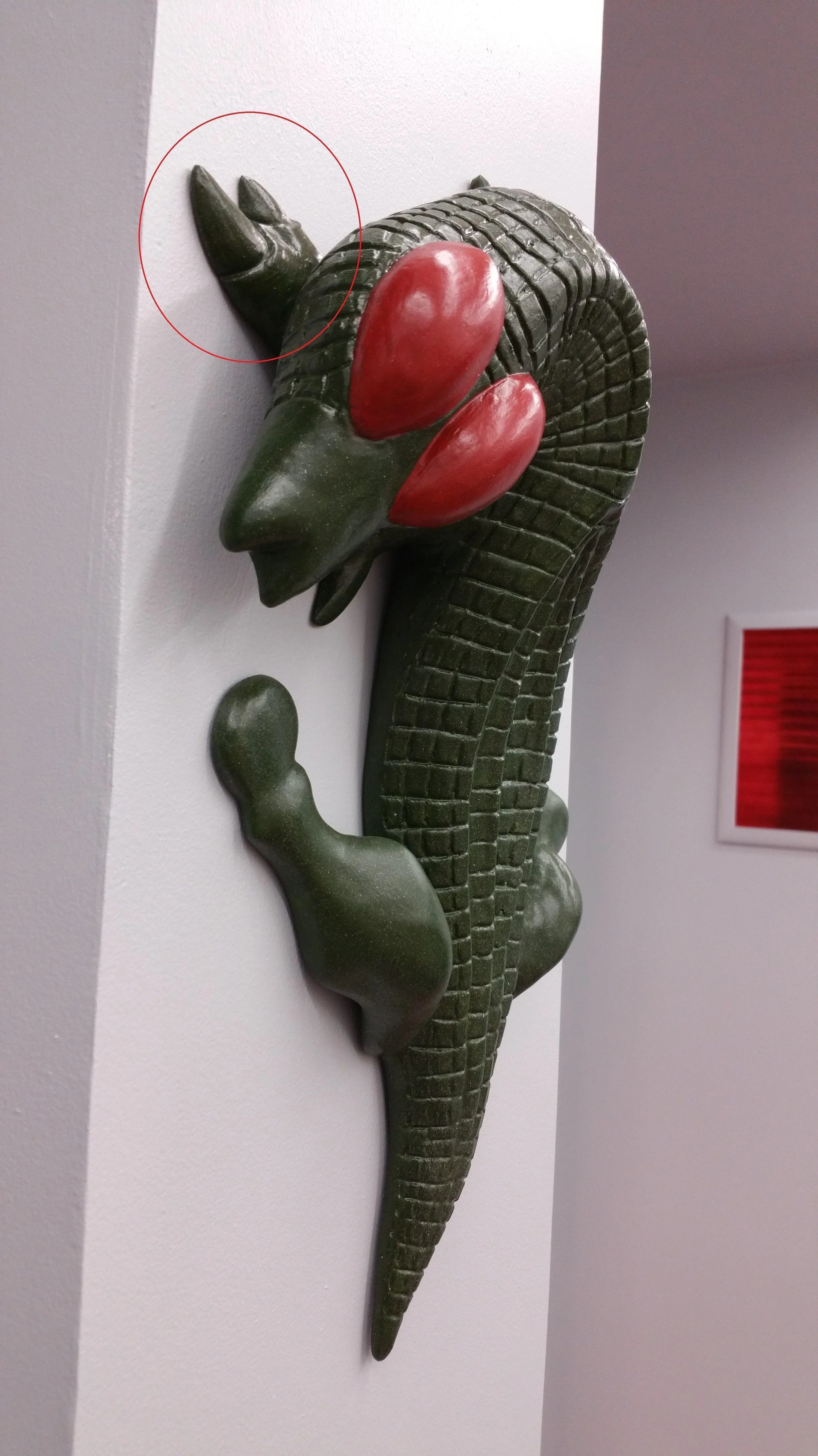 Star Trek Sickbay McCoys Lizard 11 Inch Resin Repro in Amok Time 3D print model_3