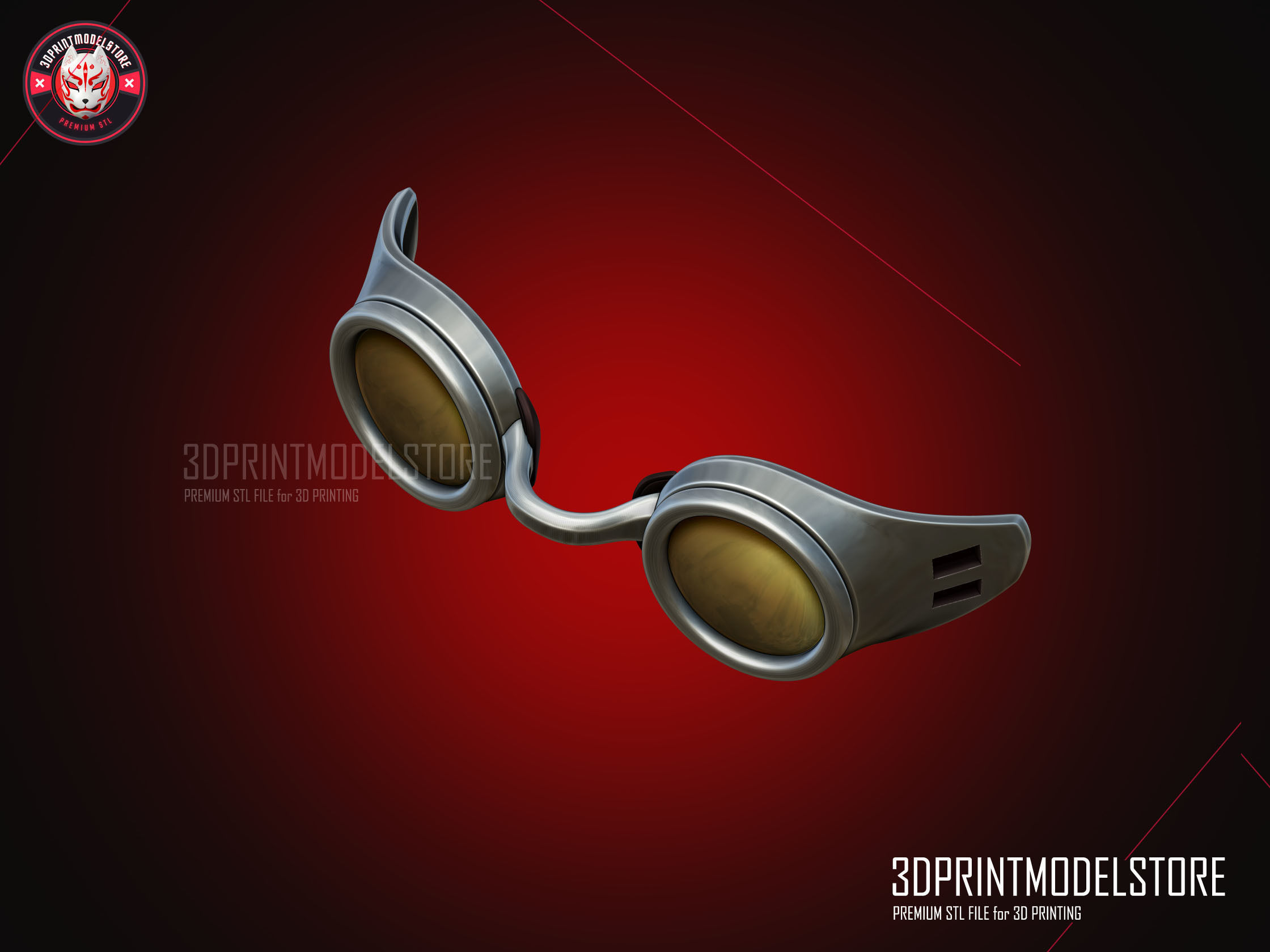 Kento Nanami Glassess - Jujutsu Kaisen Cosplay - Halloween Mask 3D print model_3