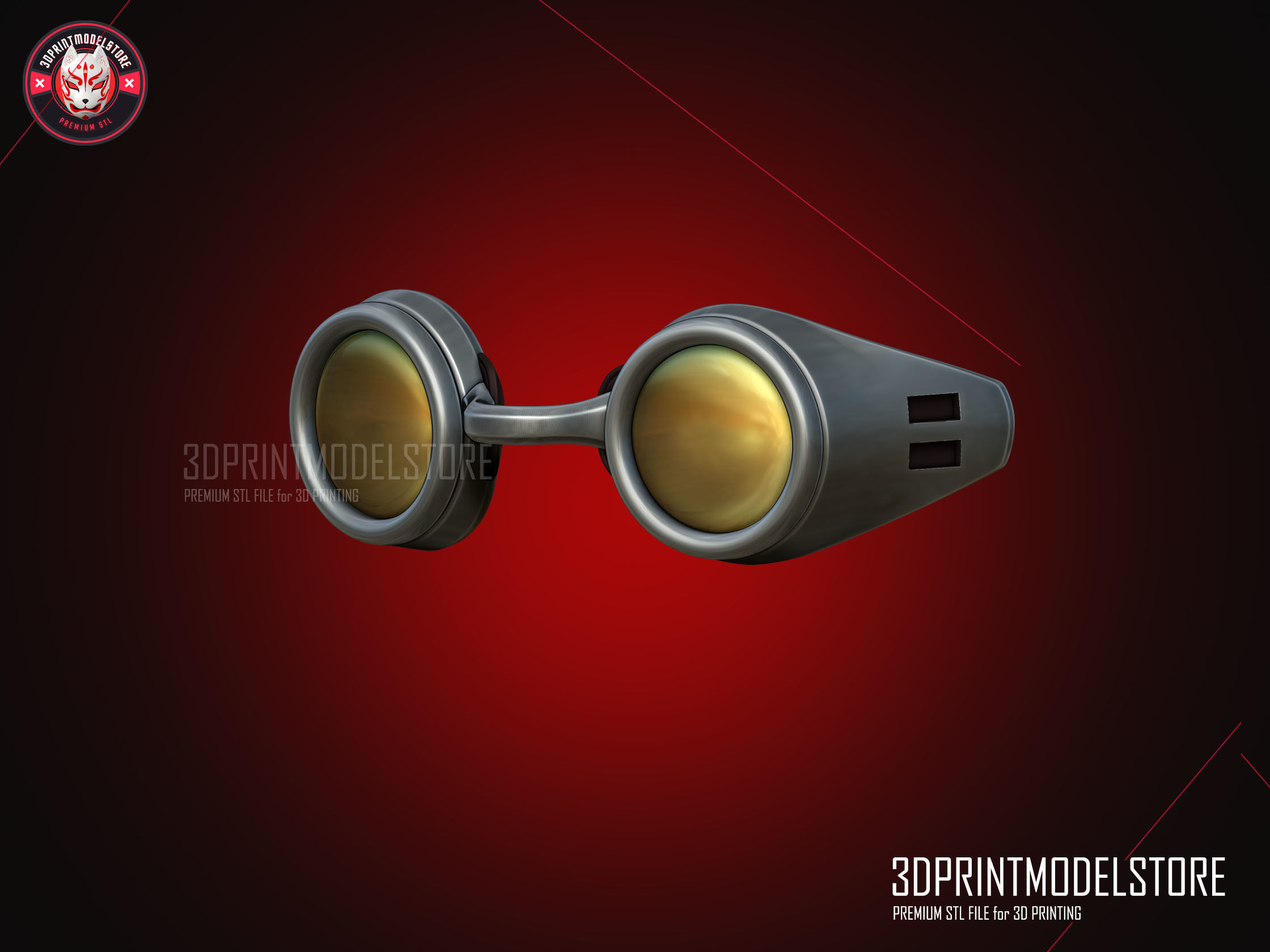 Kento Nanami Glassess - Jujutsu Kaisen Cosplay - Halloween Mask 3D print model_2