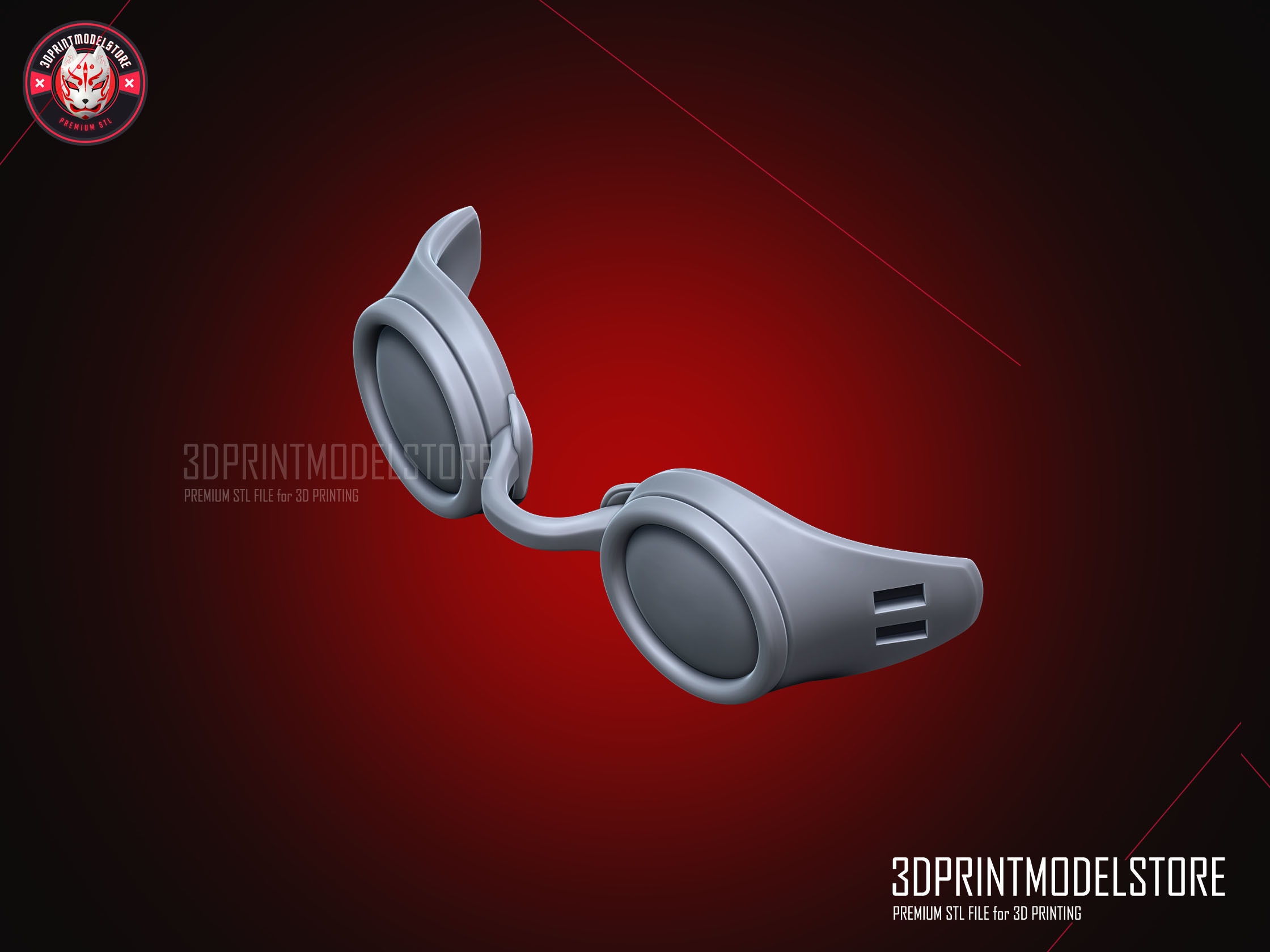 Kento Nanami Glassess - Jujutsu Kaisen Cosplay - Halloween Mask 3D print model_6