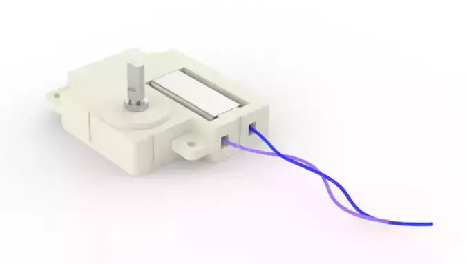 Mini gear reduction motor 17-20 rpm DC12V 3D print model