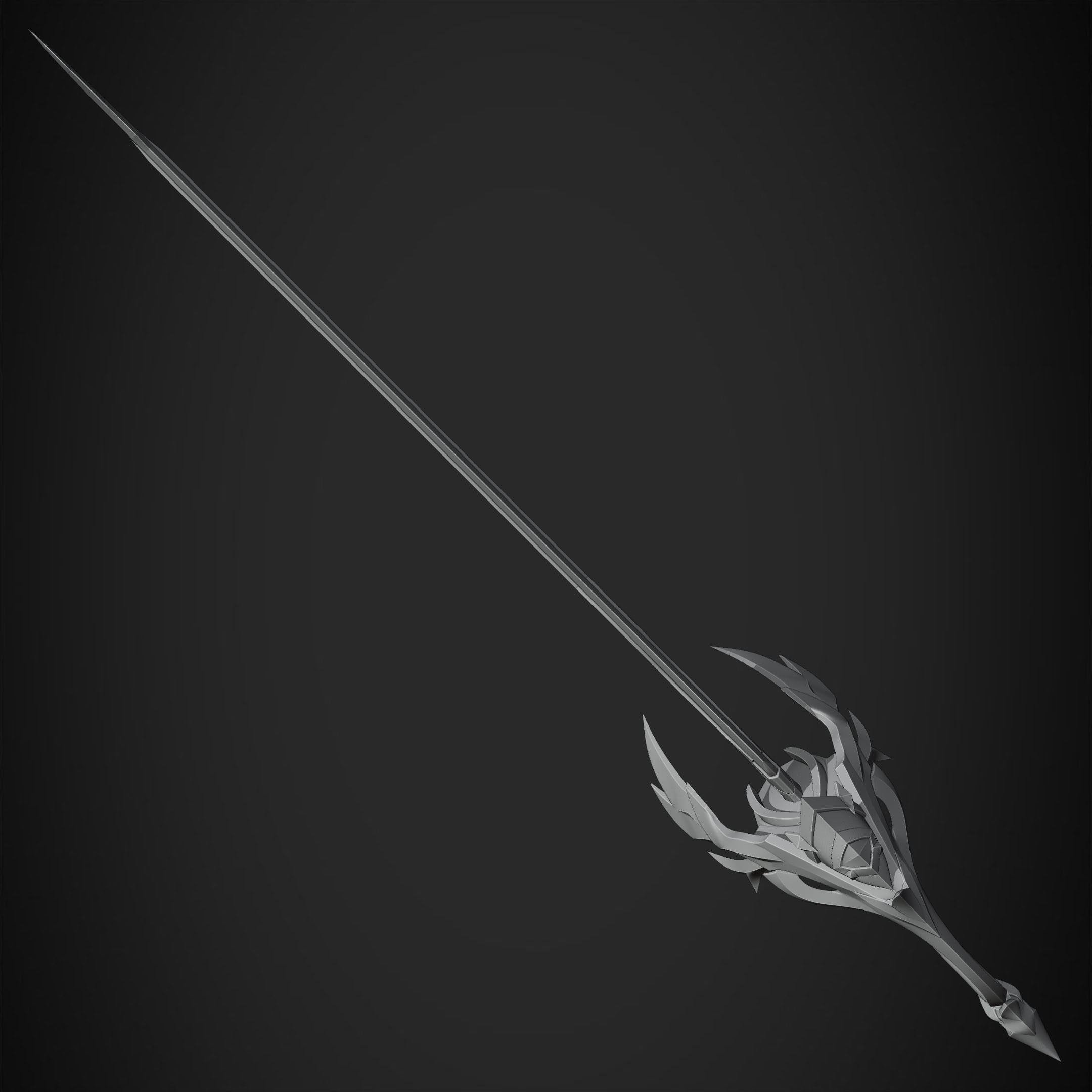 Genshin Impact Aquila Favonia Sword for Cosplay 3D print model_18