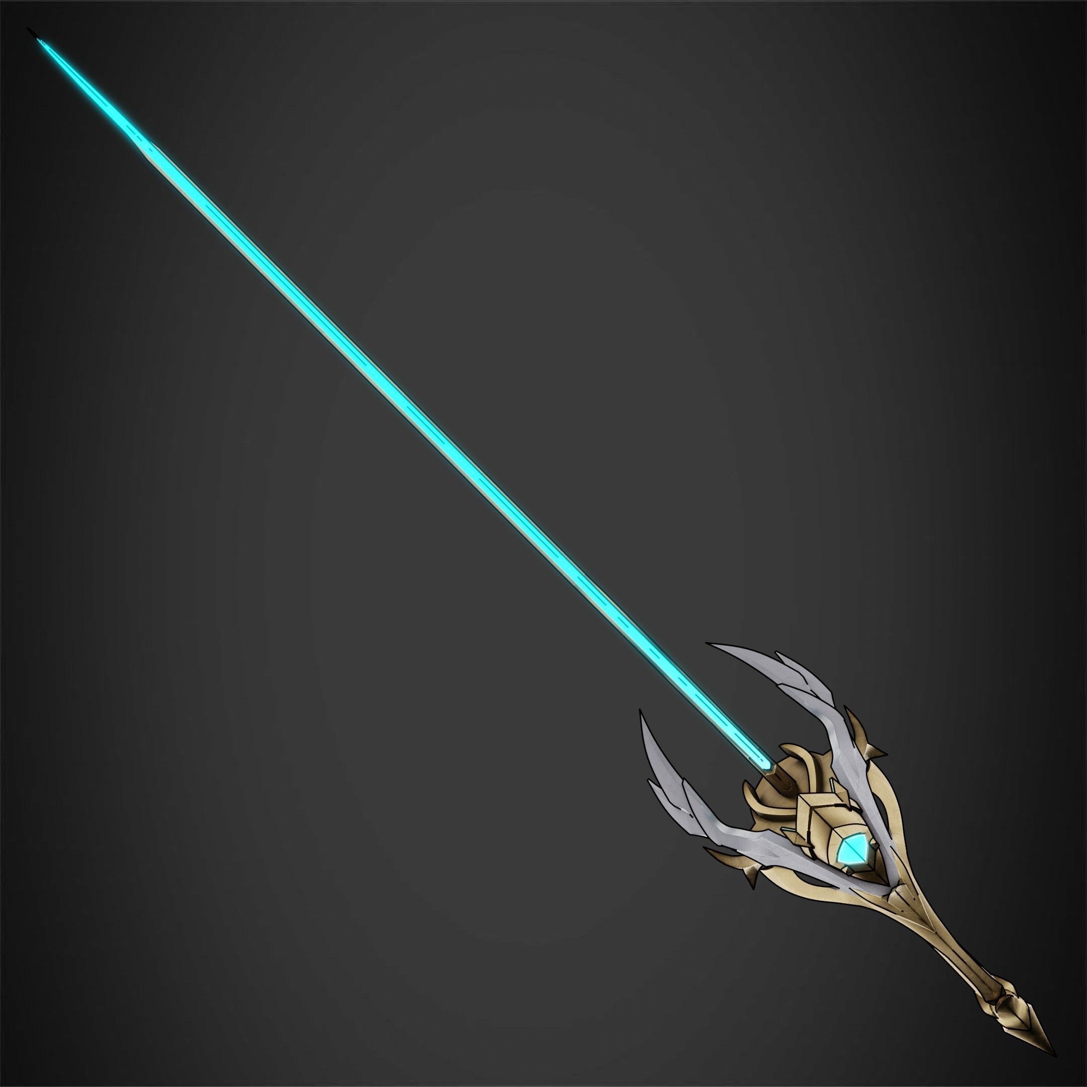 Genshin Impact Aquila Favonia Sword for Cosplay 3D print model_4