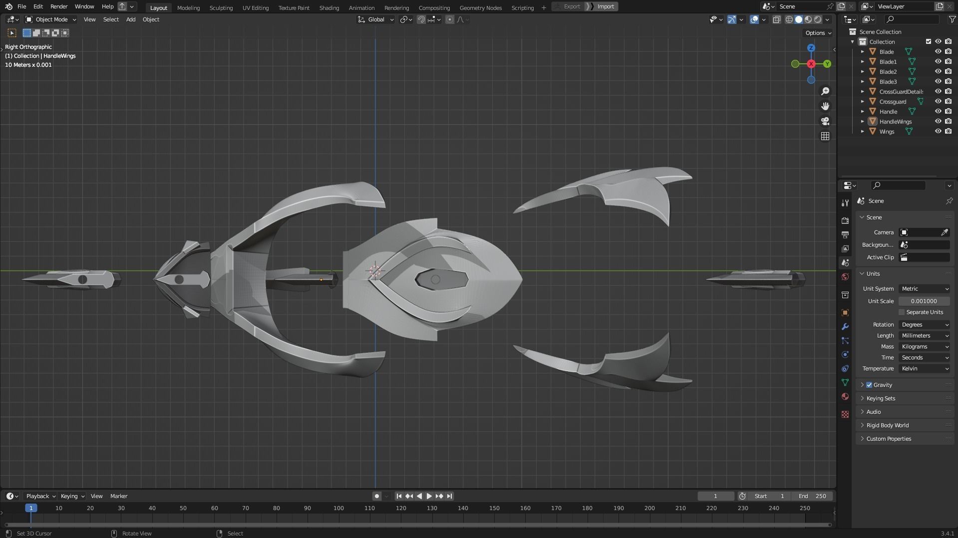 Genshin Impact Aquila Favonia Sword for Cosplay 3D print model_11