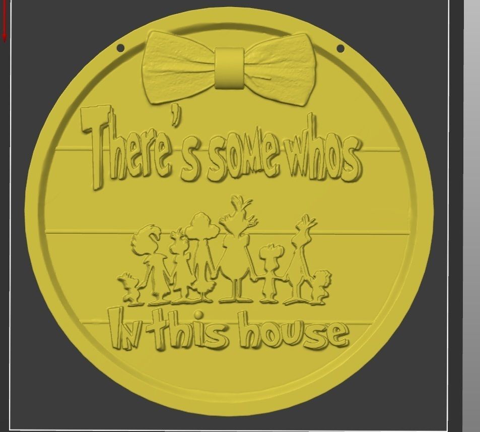 hanging deco with wall bracket whos 3D print model_2