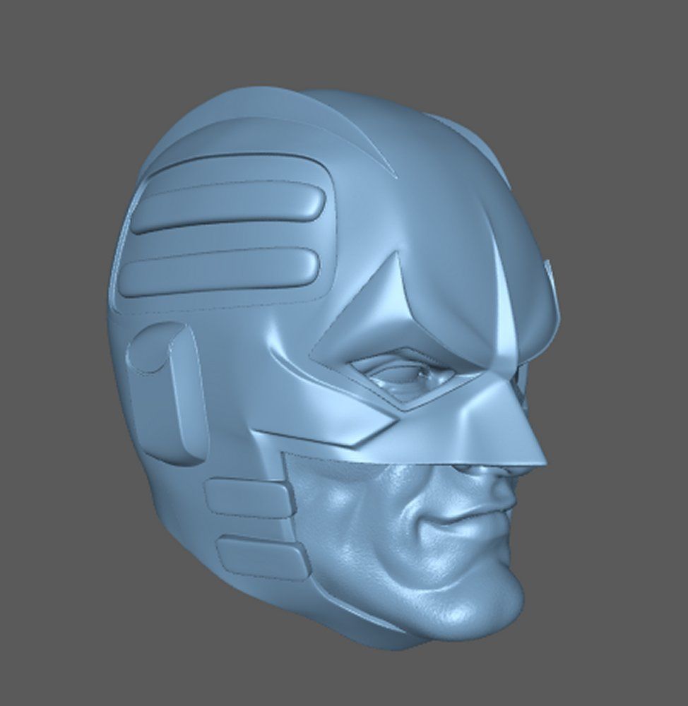 DC THE AUTHORITY MIDNIGHTER HEADSCULPT 3D print model_1