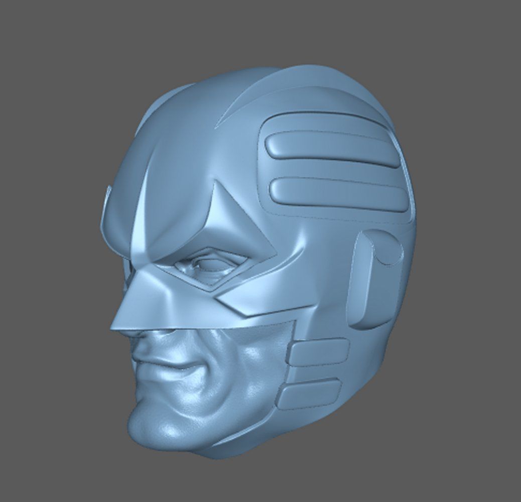 DC THE AUTHORITY MIDNIGHTER HEADSCULPT 3D print model_2