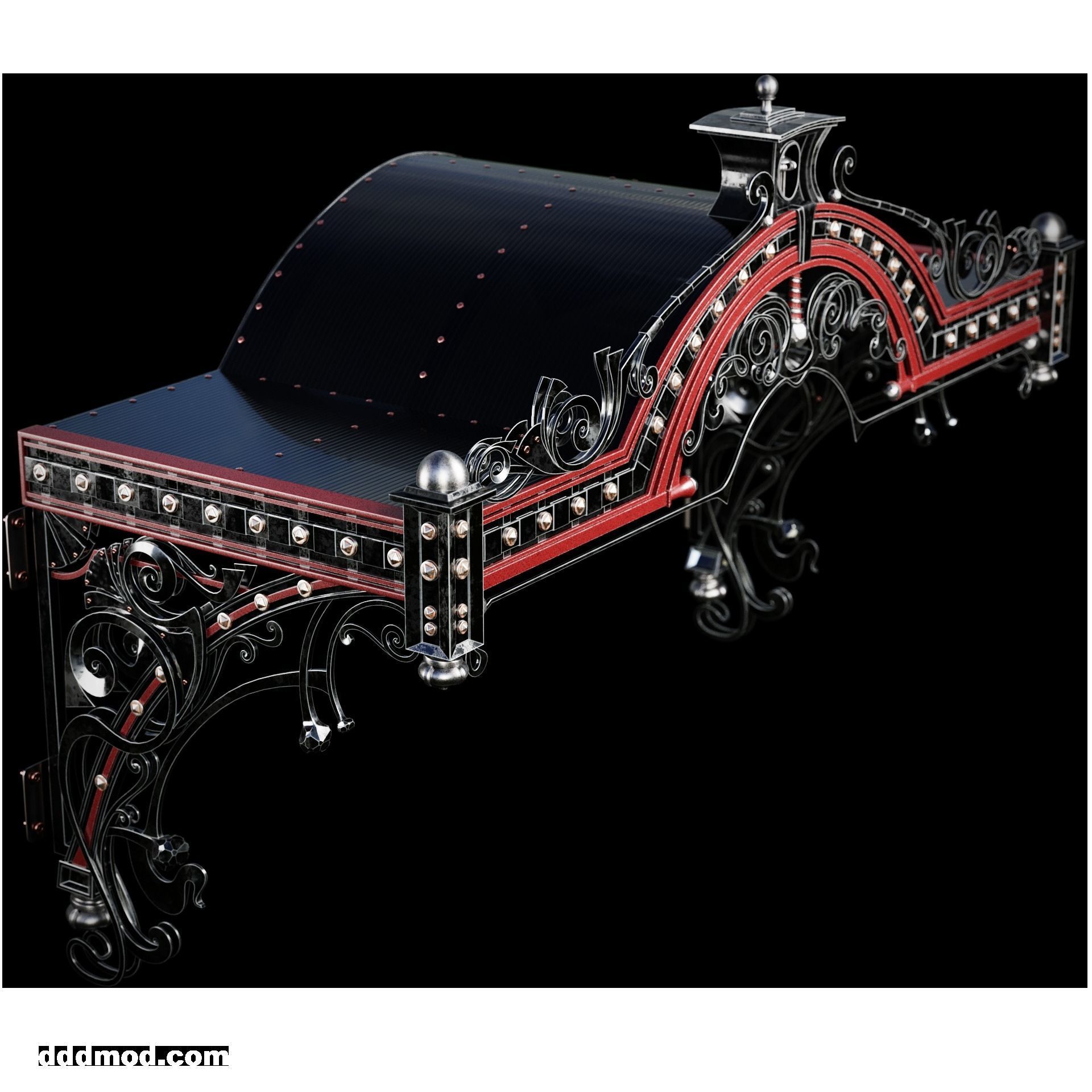 forging awning 3D model_6