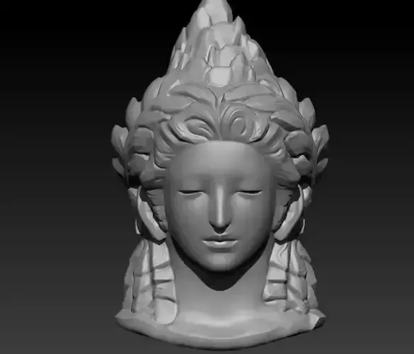  Witch Glintstone Crown elden ring Mask Cosplay 3D print model