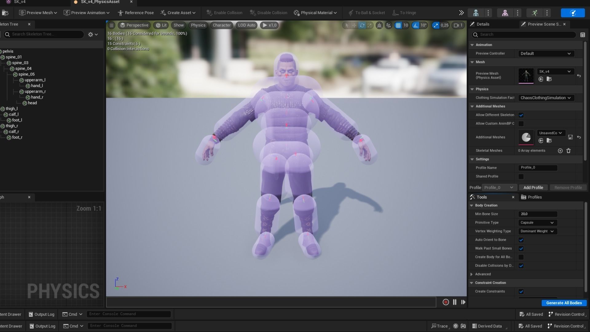 Viking 4 A pose Low-poly character redy for games Low-poly 3D model_23