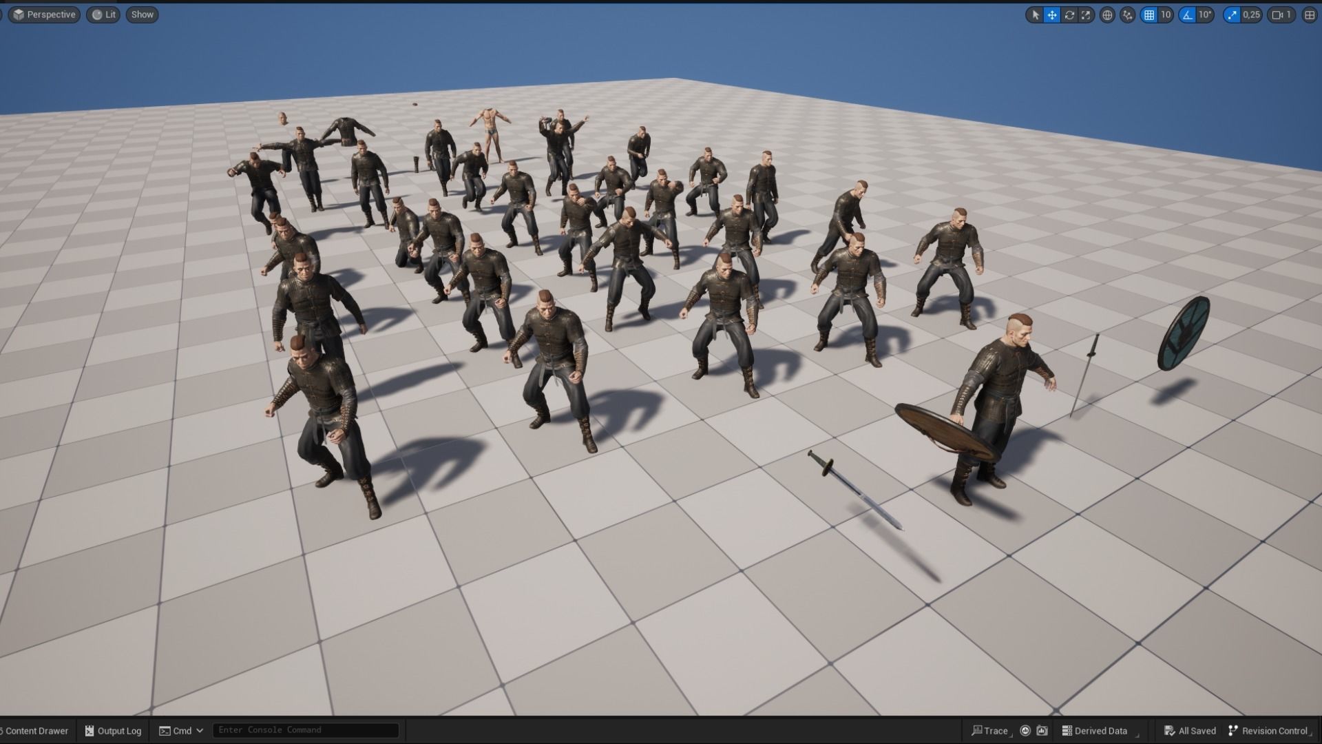 Viking 4 A pose Low-poly character redy for games Low-poly 3D model_25