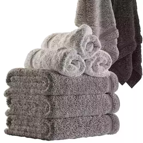 Bathroom decor towels set 17