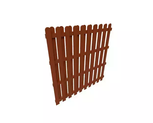Wooden fence