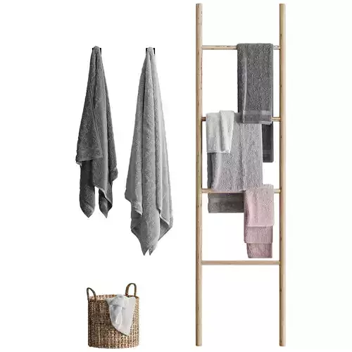 Bathroom decor towels set 18
