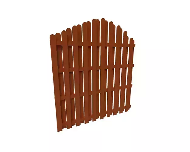 Wooden fence arc