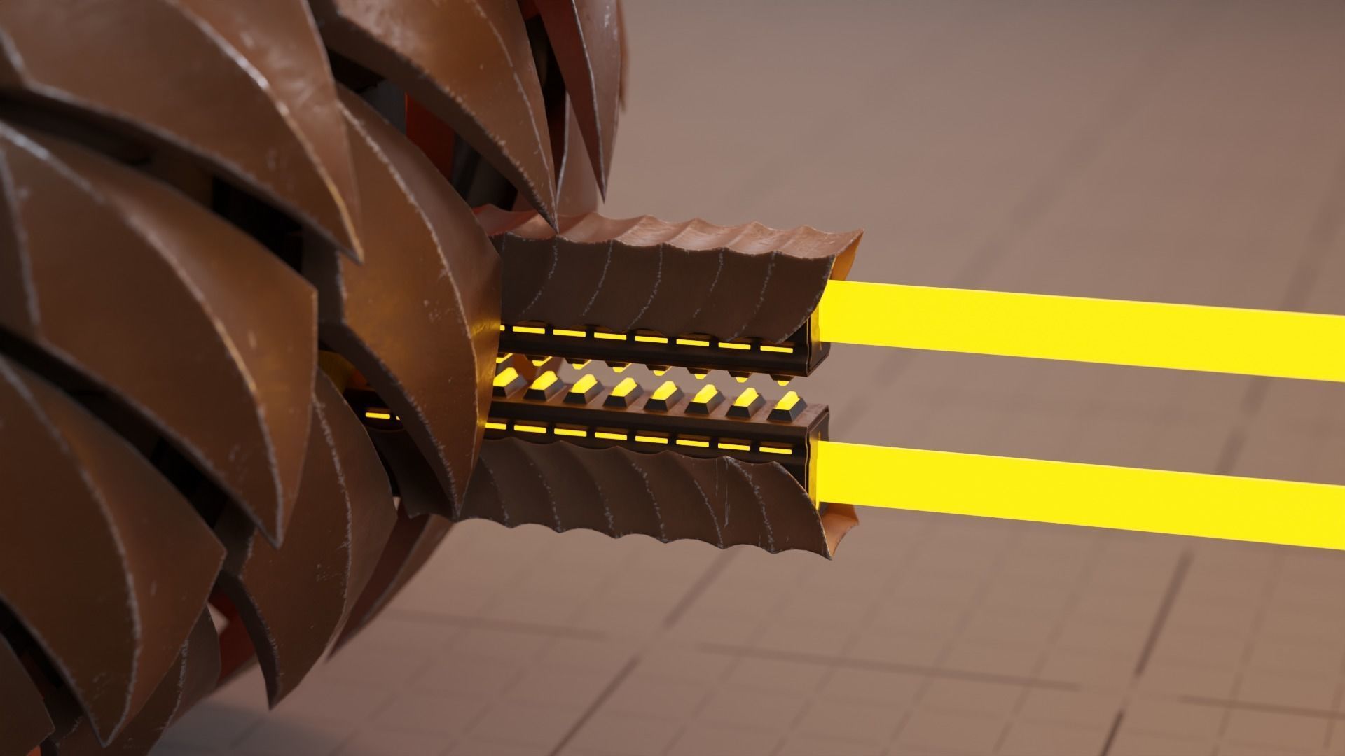 Sphere Robot - SBot-02 Low-poly 3D model_17