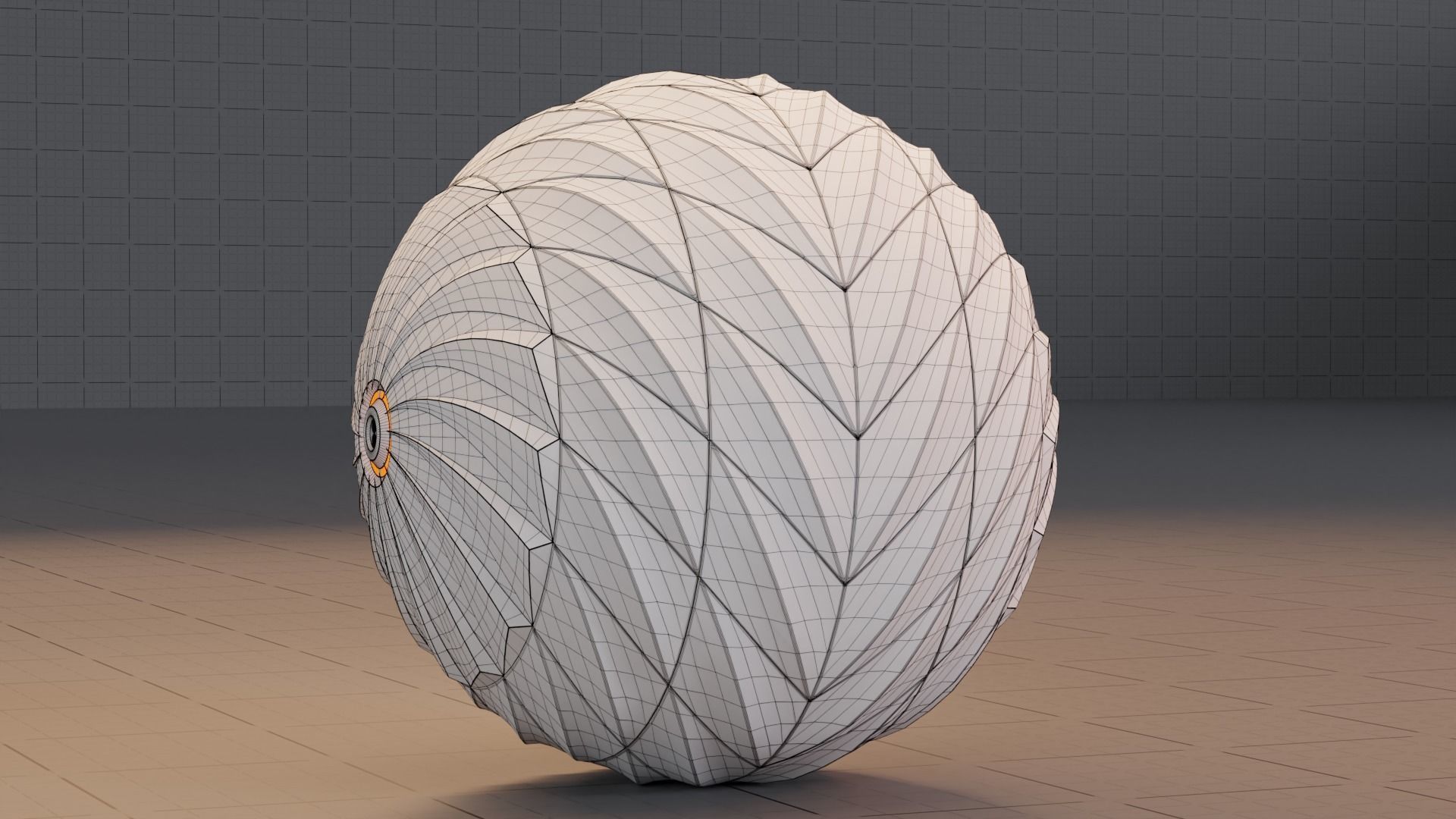 Sphere Robot - SBot-02 Low-poly 3D model_4