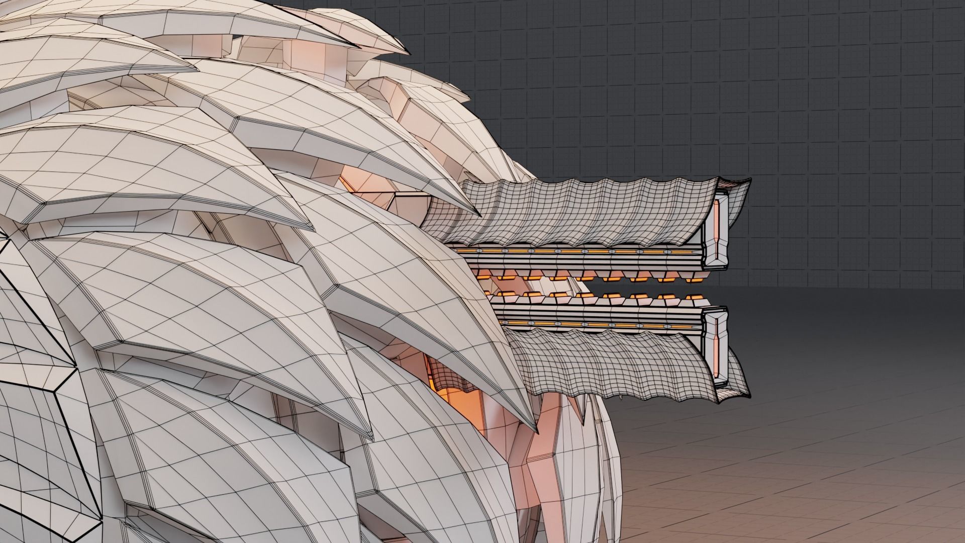 Sphere Robot - SBot-02 Low-poly 3D model_8