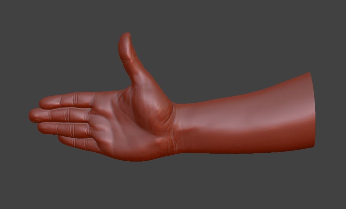 human hand signs and gestures 3D print model_95