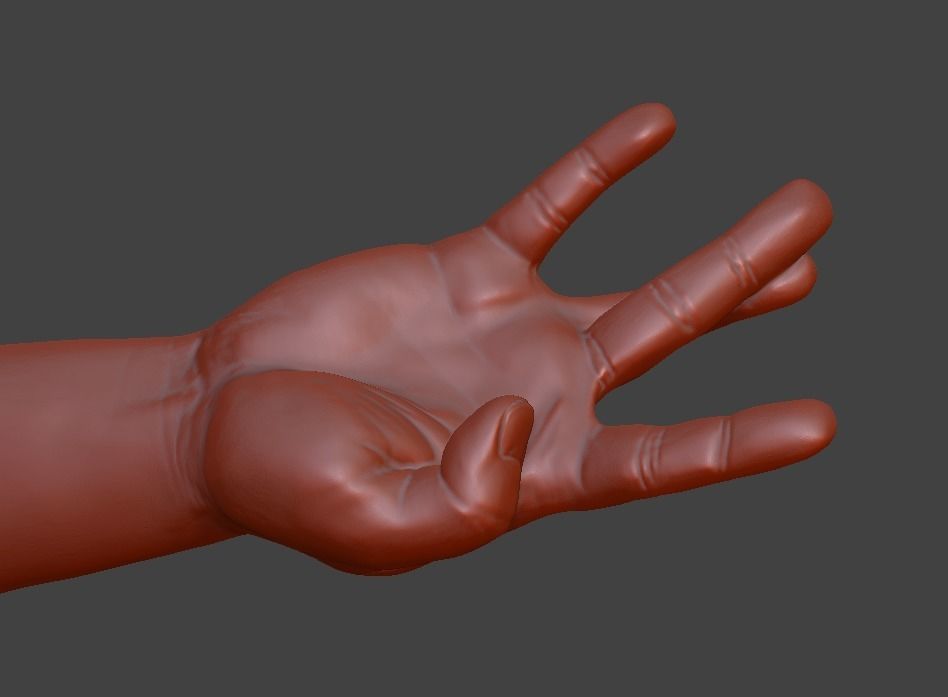 human hand signs and gestures 3D print model_128