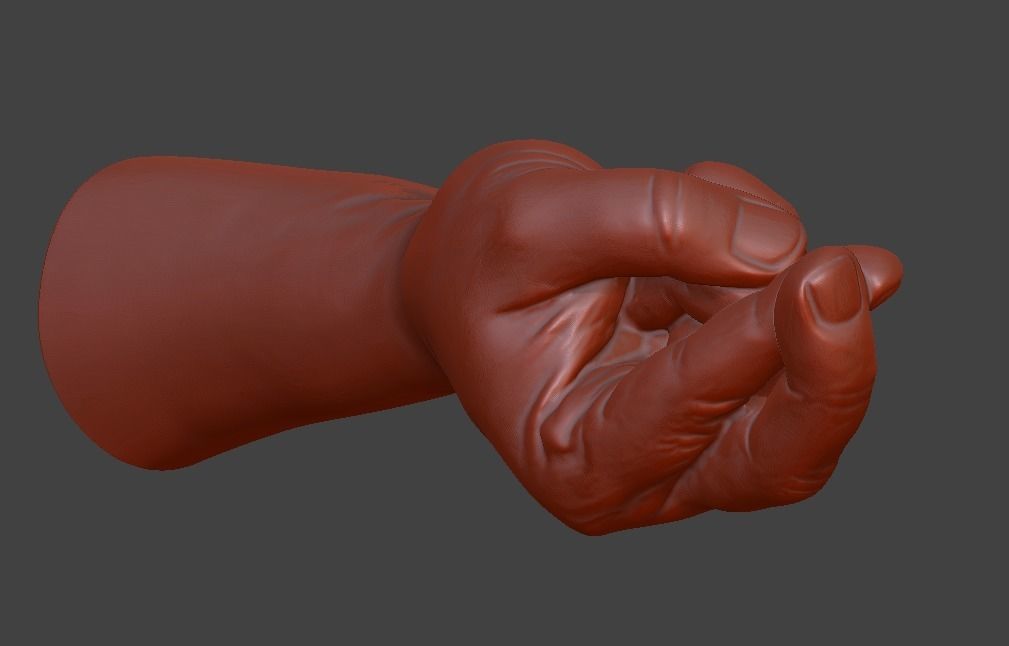 human hand signs and gestures 3D print model_39
