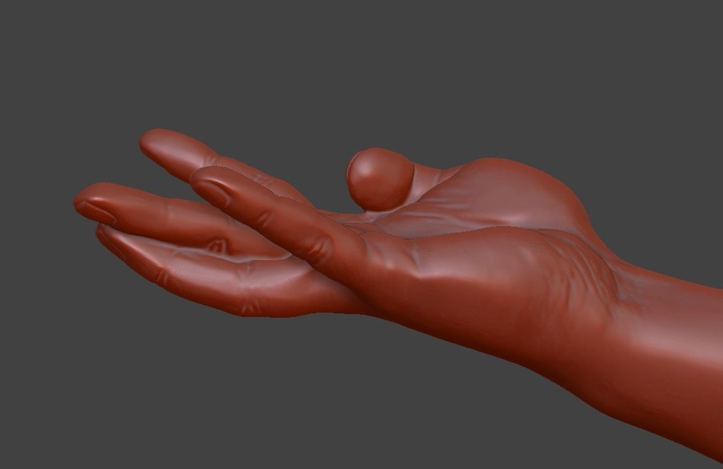 human hand signs and gestures 3D print model_129