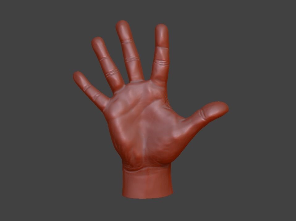 human hand signs and gestures 3D print model_59