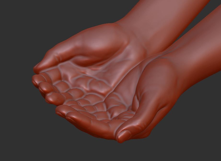 human hand signs and gestures 3D print model_147