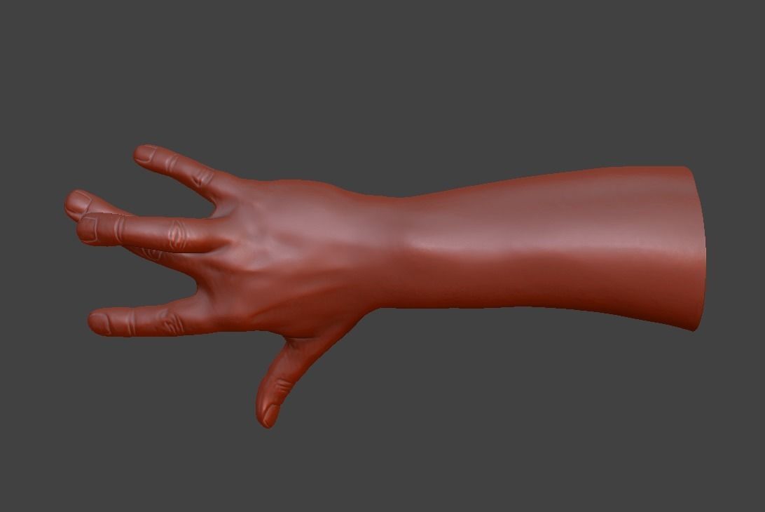 human hand signs and gestures 3D print model_135